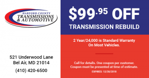 $99.95 Transmission Rebuild